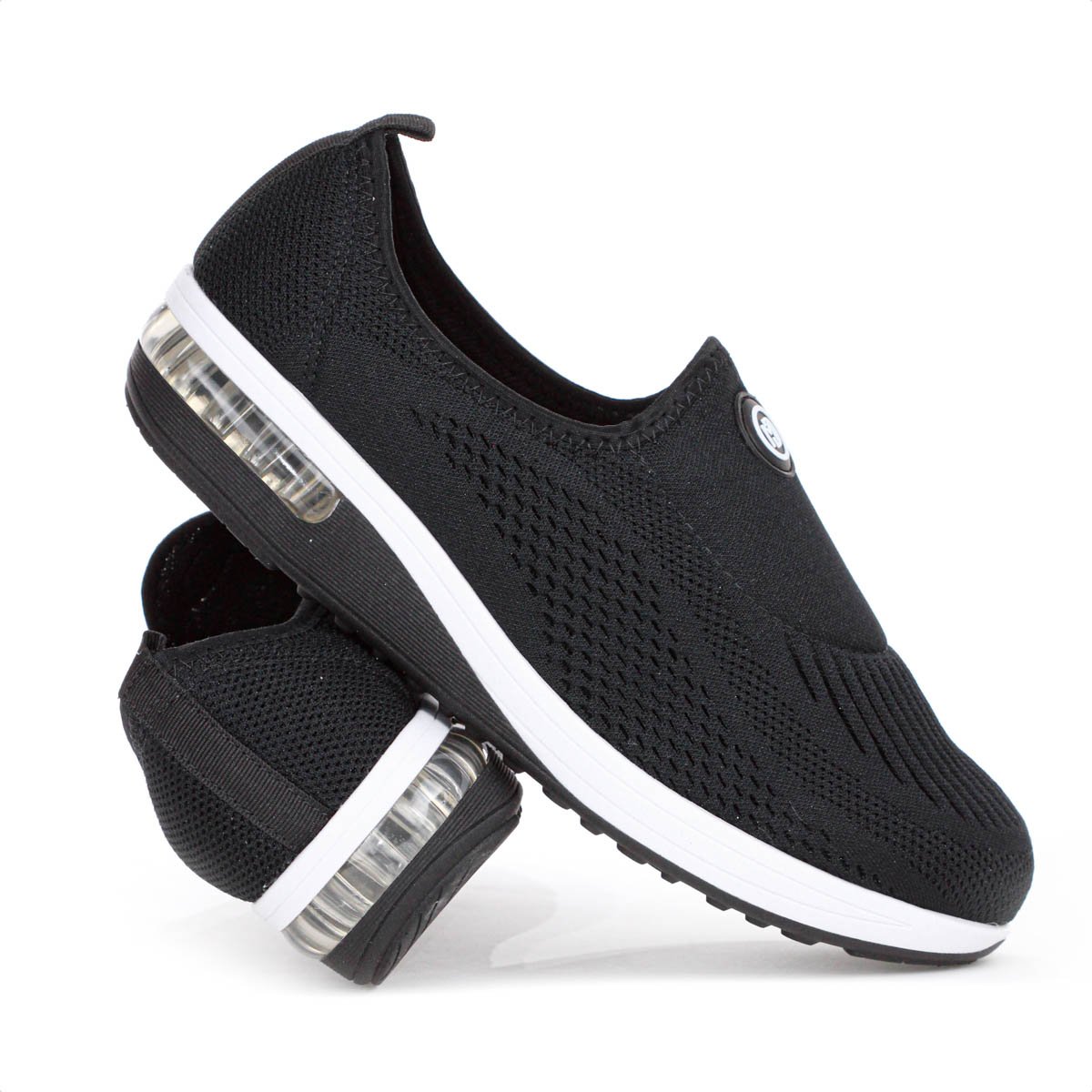 Tenis Modare Gaspea Pronta Linho Lisboa Ortopedico Preto - Feminino Preto 9