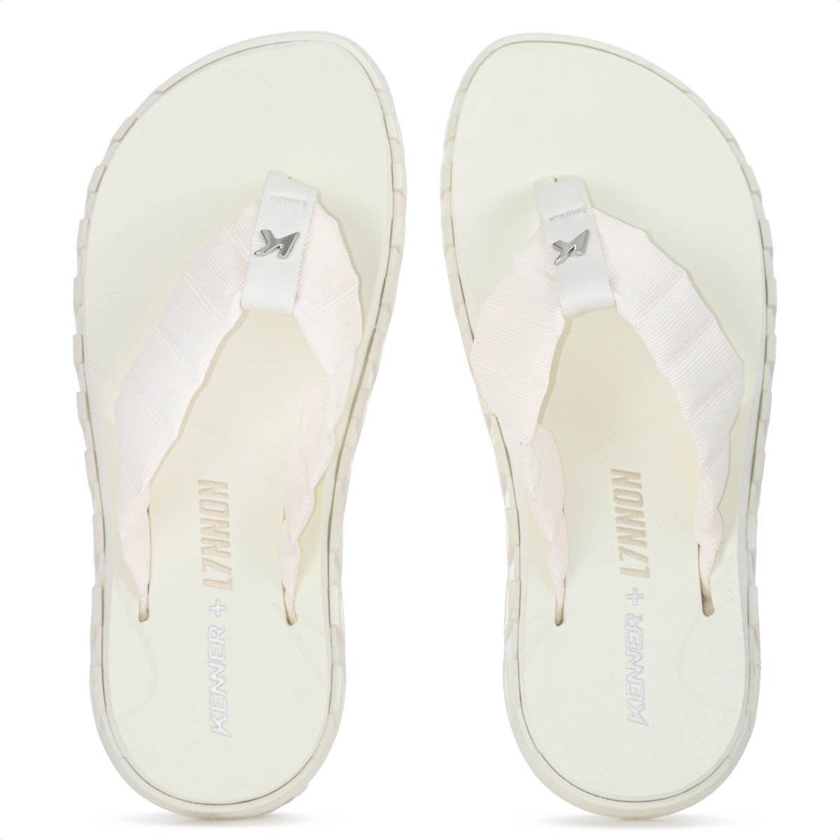 Chinelo Kenner Megah L7 Lennon Off White - Masculino