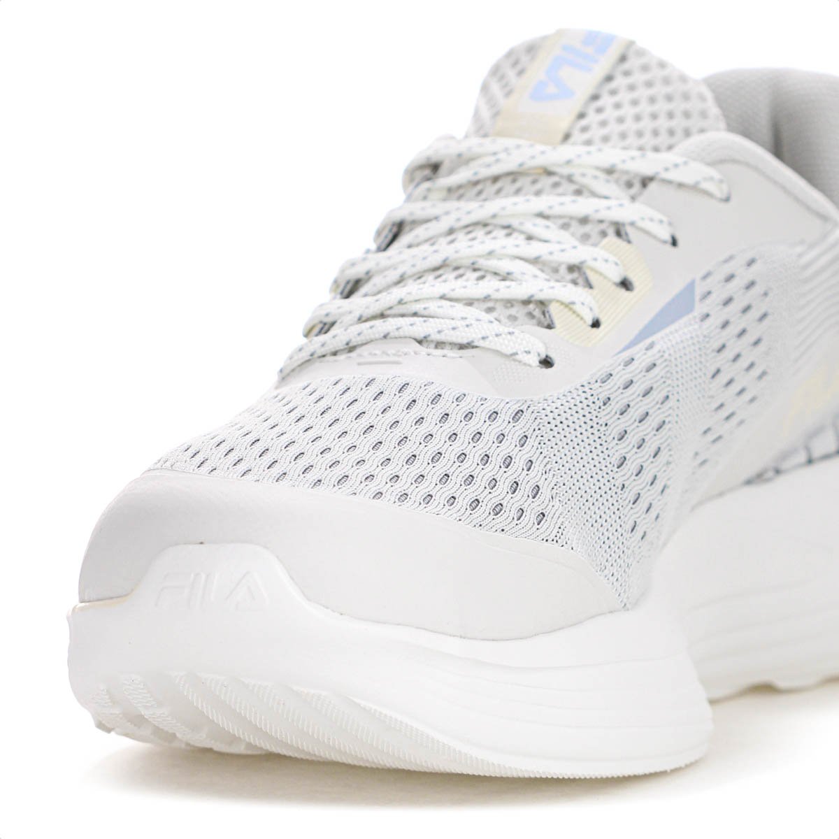 Tenis Fila Diffusion Cinza Claro Azul e Off White - Feminino Cinza 6