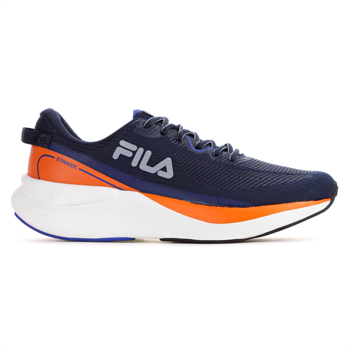 Tenis Fila Striker Azul Marinho Roxo e Laranja - Masculino