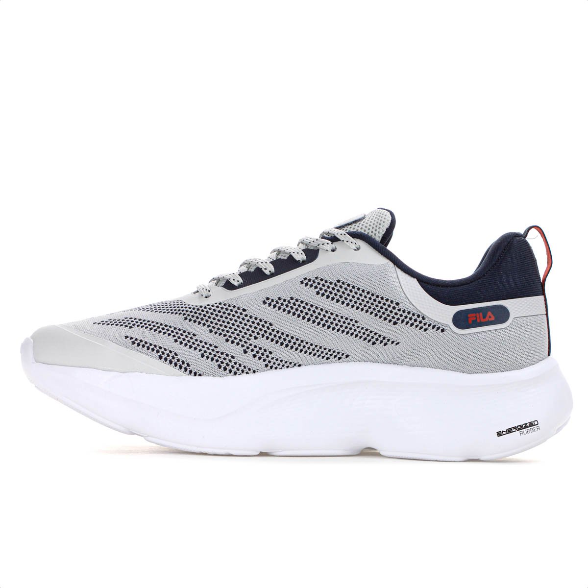 Tenis Fila Maxxi Lite Cinza Claro e Azul Marinho - Masculino Cinza 2