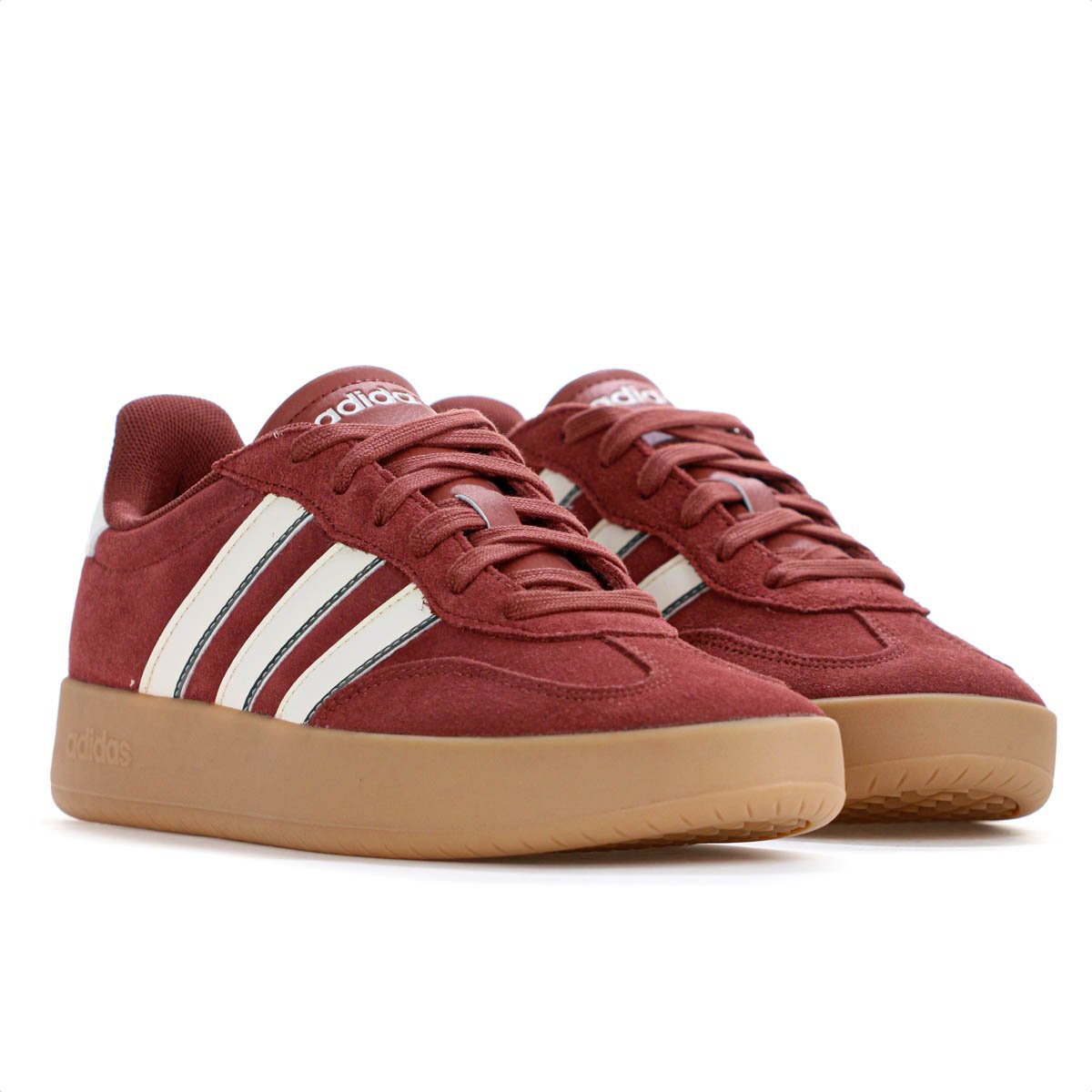 Tenis Adidas Barreda Suede Bordo - Masculino Vermelho/Branco 3