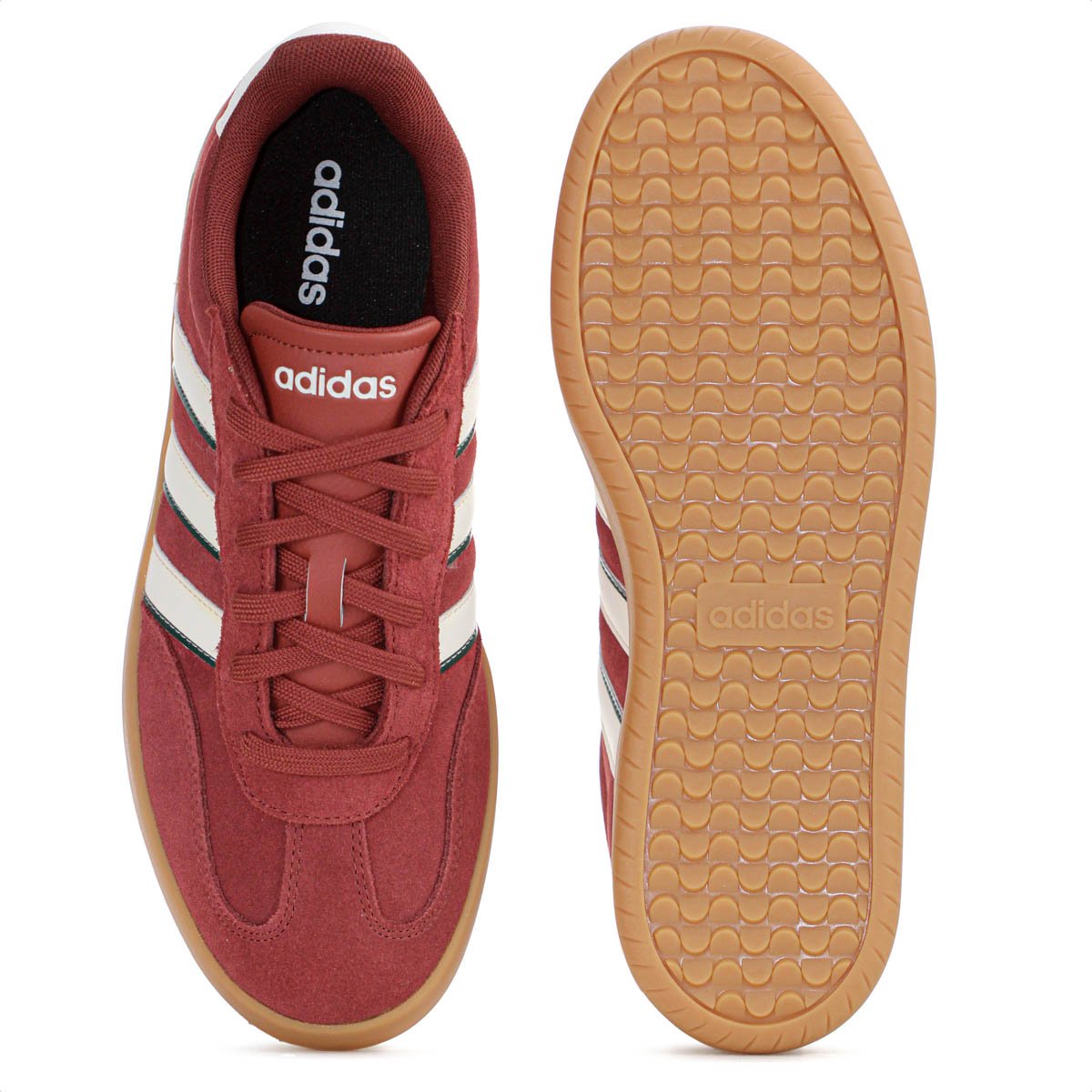 Tenis Adidas Barreda Suede Bordo - Masculino Vermelho/Branco 4