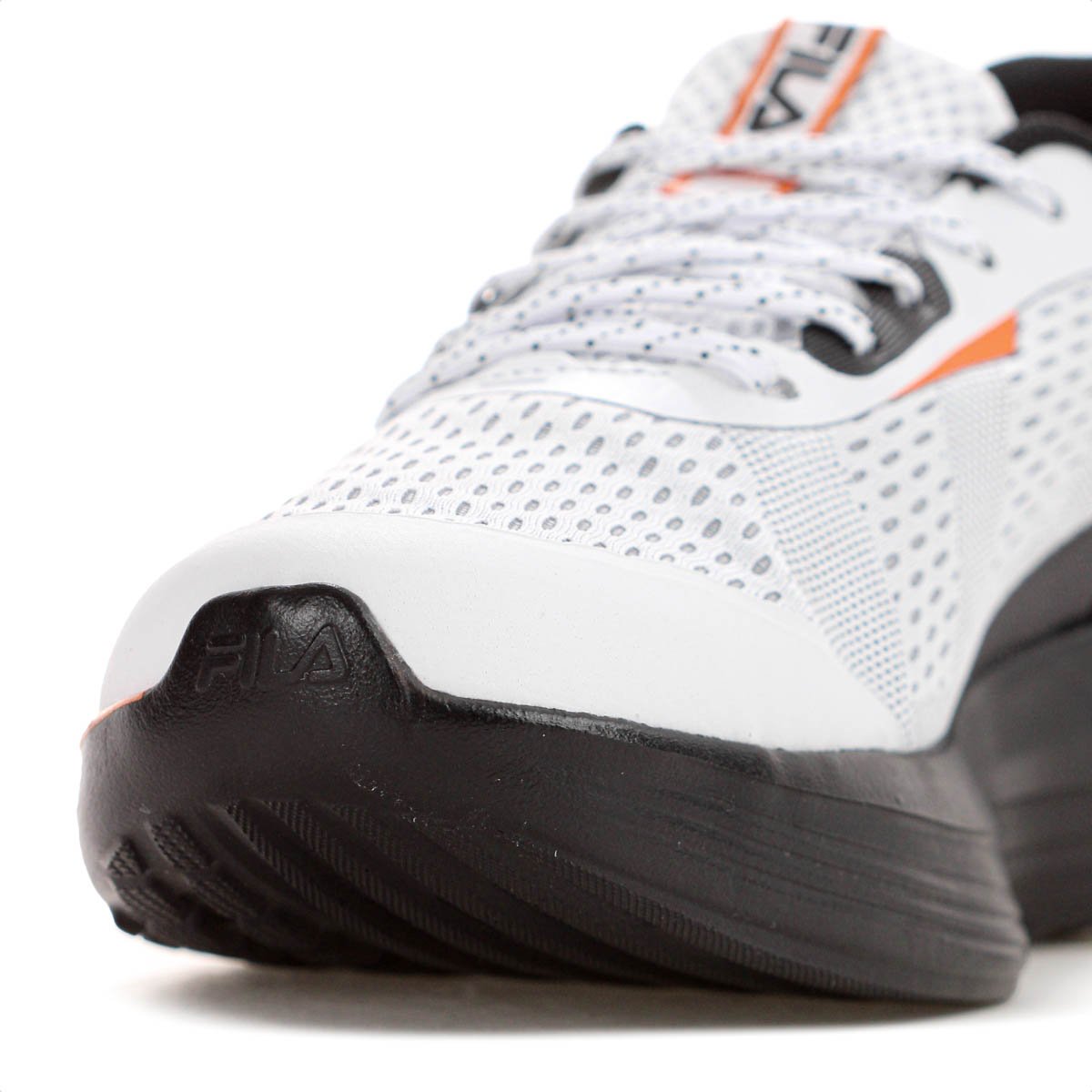 Tenis Fila Diffusion Branco Preto e Laranja - Masculino Branco/Preto/Laranja 6