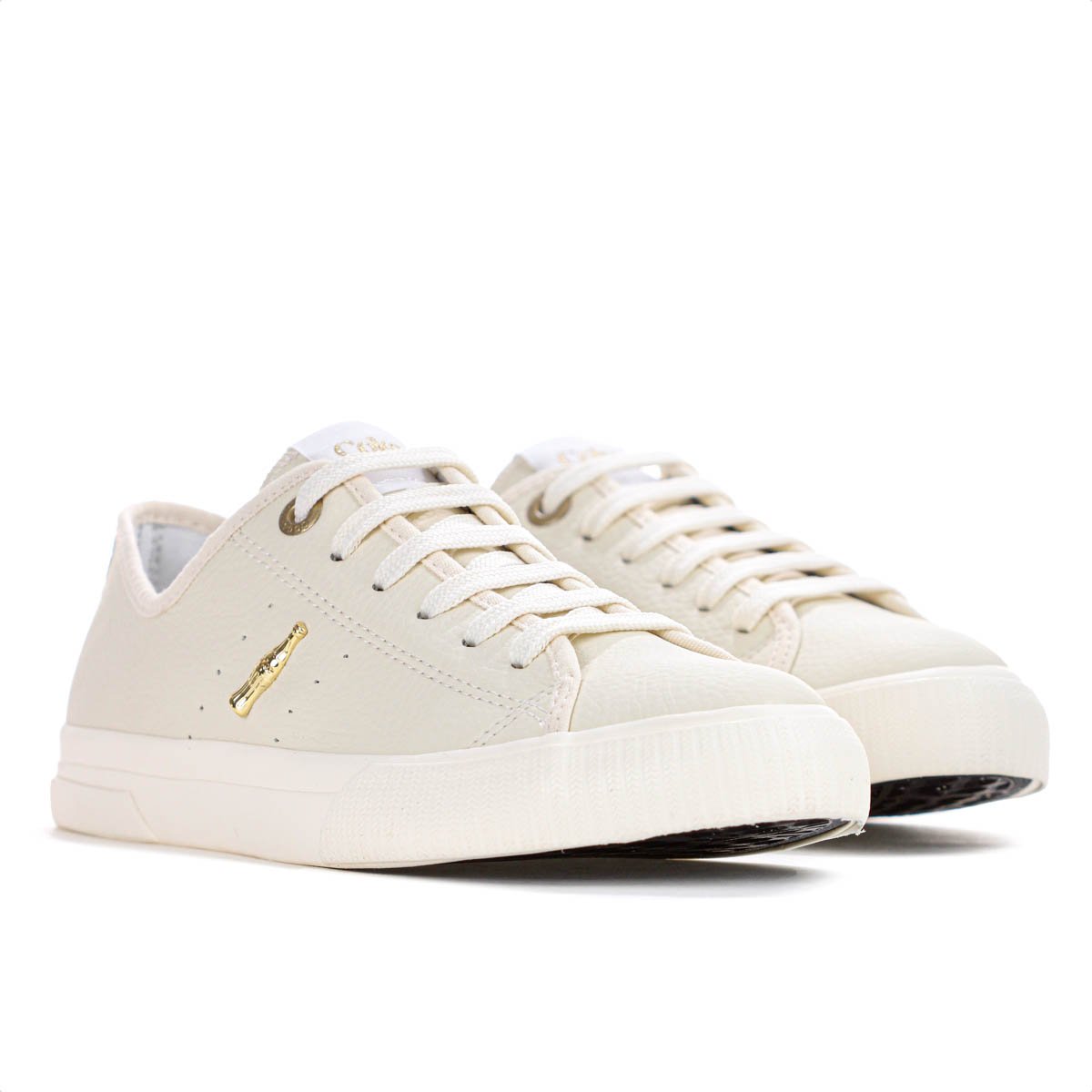 Tenis Coca Cola Flow Town Off White e Dourado - Feminino Off White 3