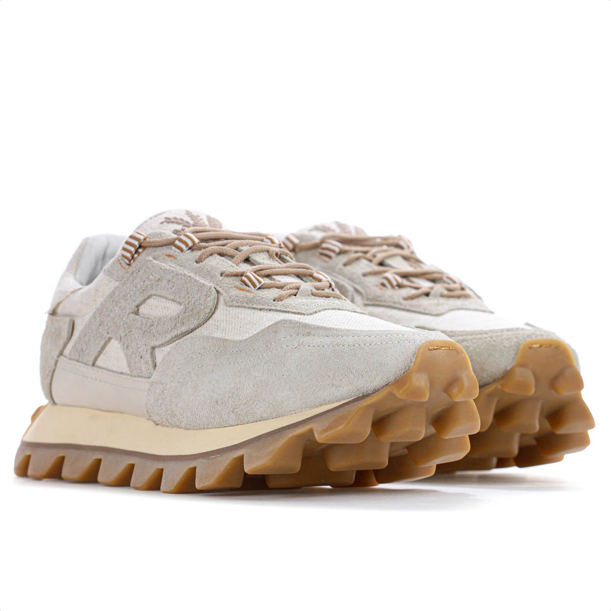 Tenis Reserva Yankee Palm 3 Bege e Cinza - Masculino Bege/Cinza 3