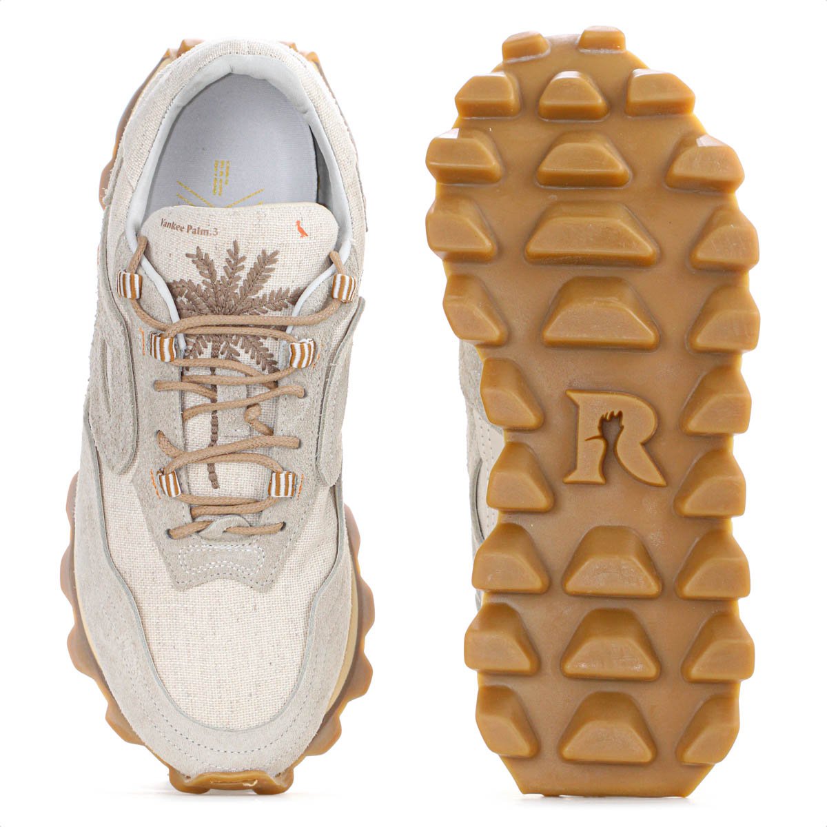 Tenis Reserva Yankee Palm 3 Bege e Cinza - Masculino Bege/Cinza 4