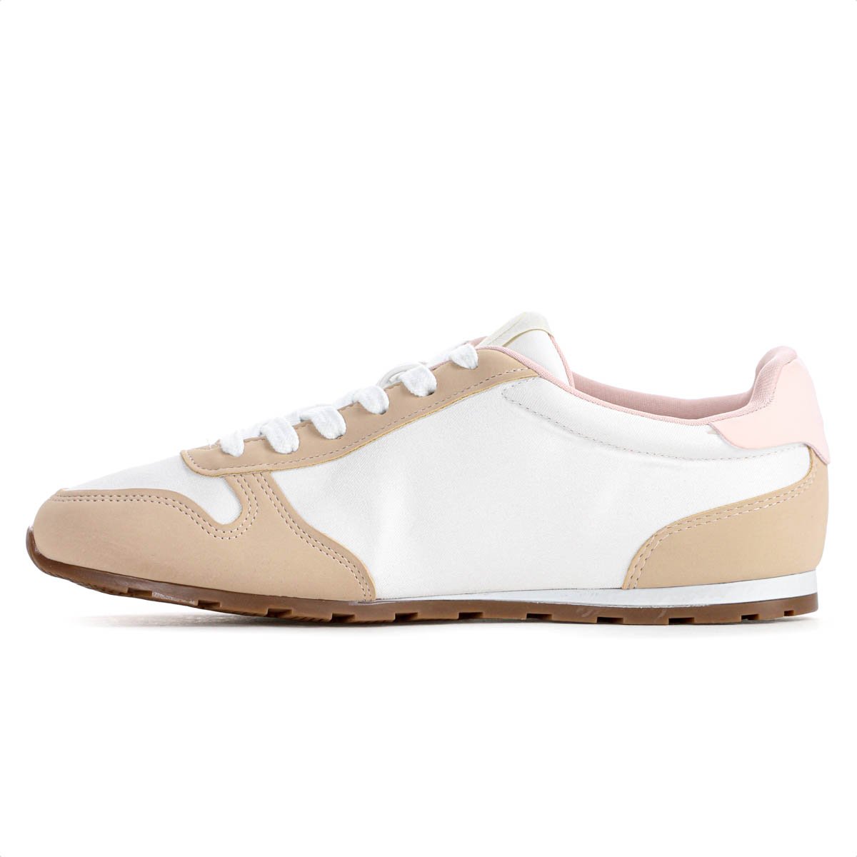 Tenis Anacapri Lola Branco Bege e Rosa - Feminino Branco/Bege/Verde 2