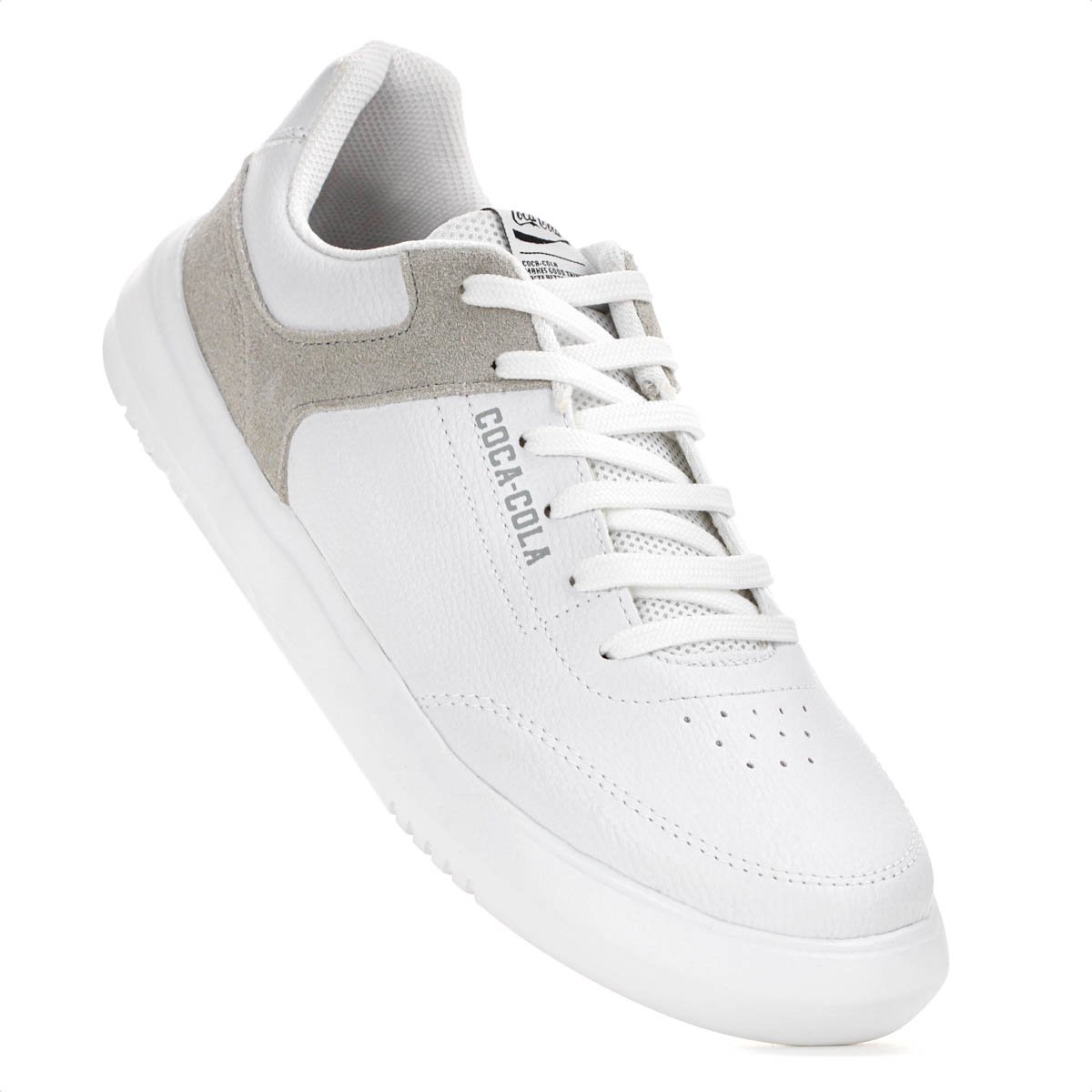 Tenis Coca Cola Drift Town Branco e Cinza - Masculino Branco/Cinza 5