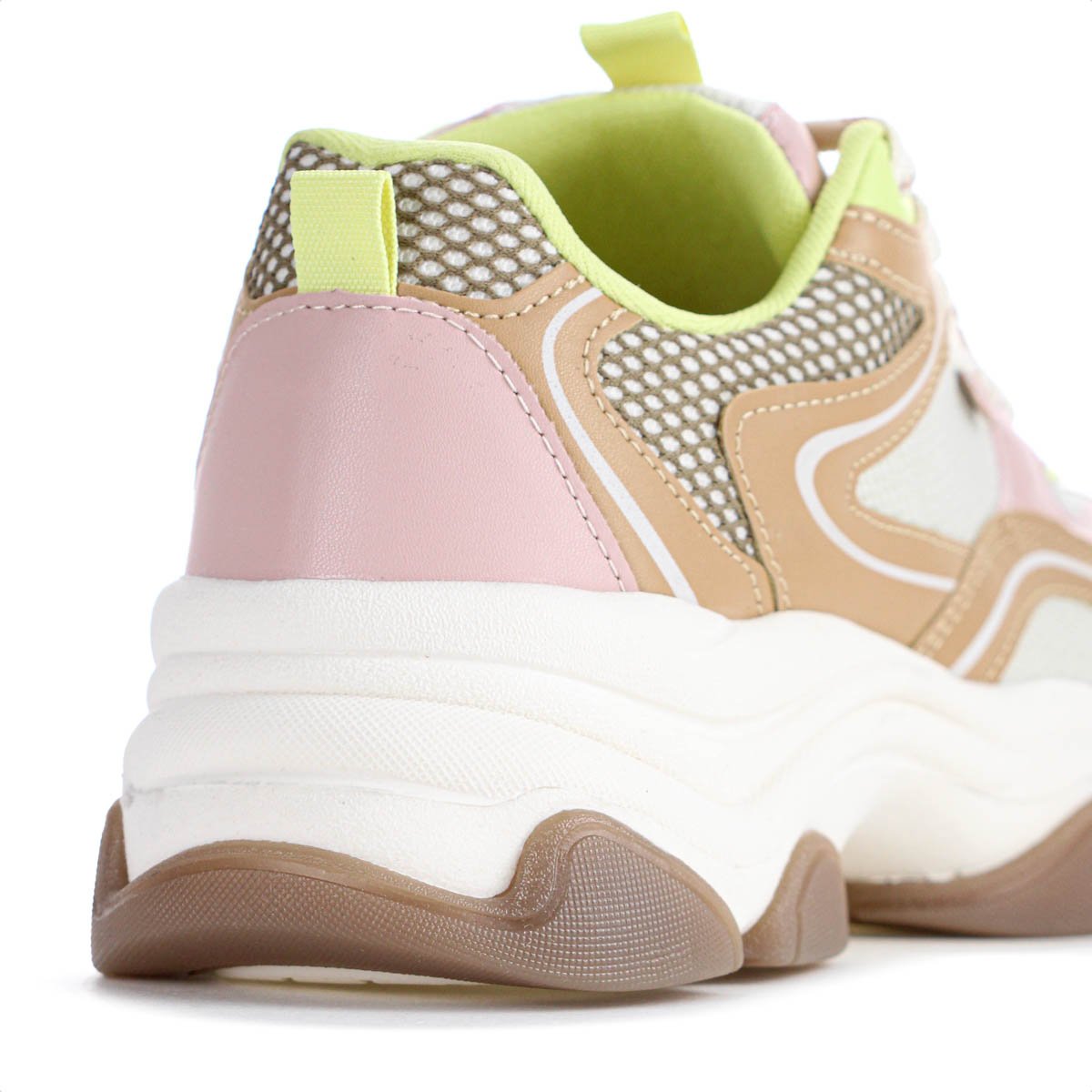 Tenis Anacapri Alexa Robusto Bege Off White e Verde - Feminino Multicores 7