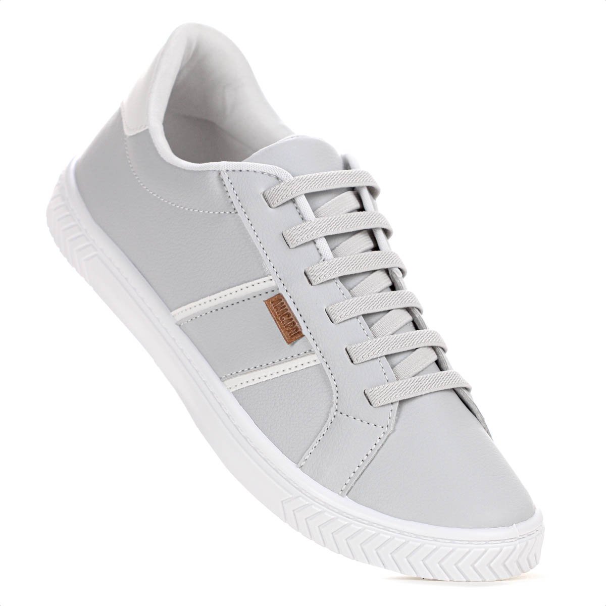 Tenis Anacapri Cami Cinza Claro e Branco - Feminino Cinza 5