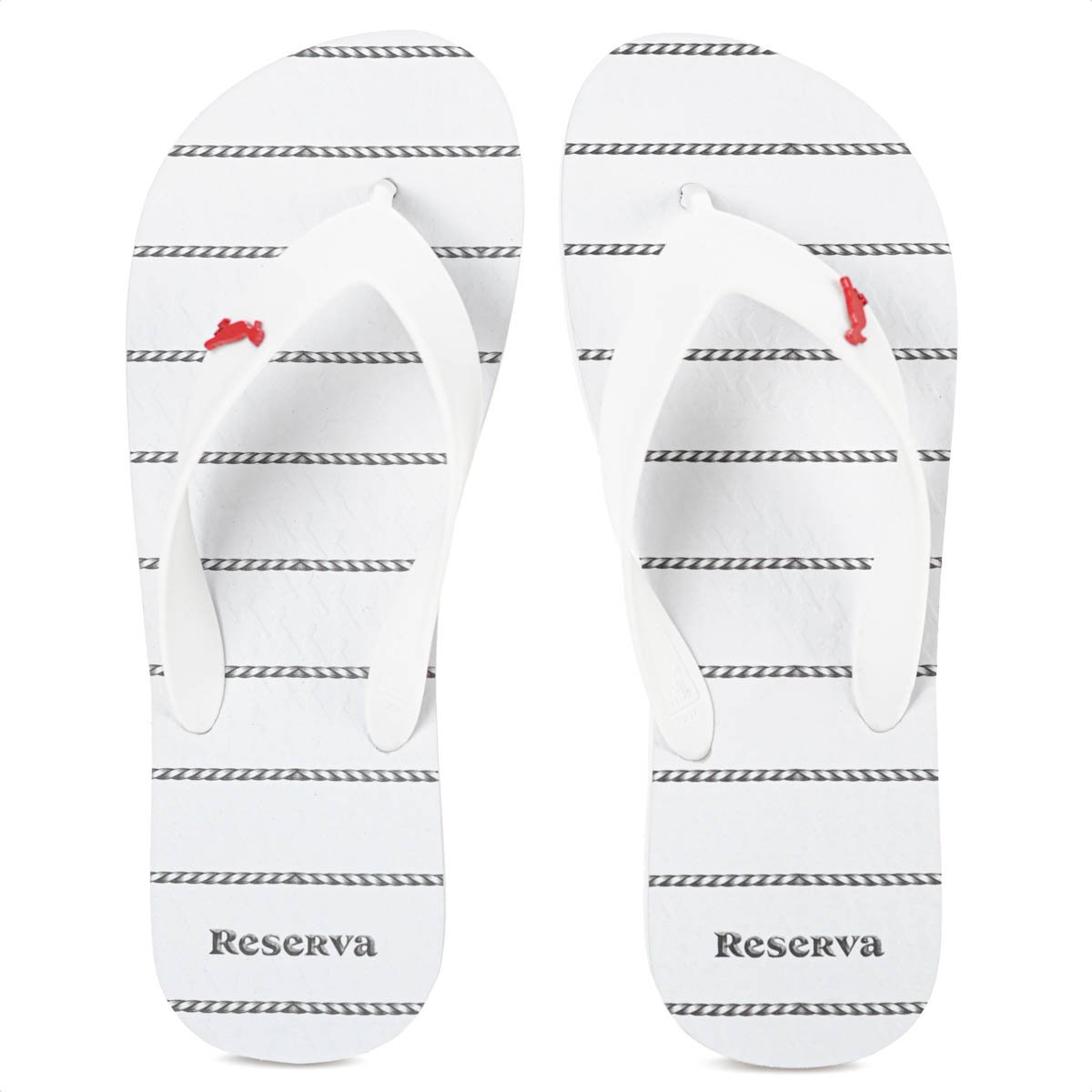 Chinelo Reserva Nautico Branco - Masculino