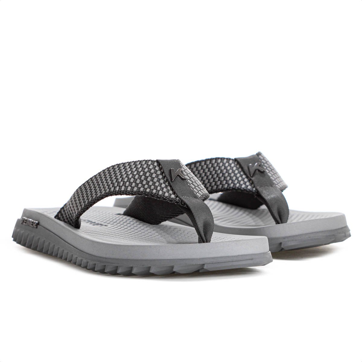 Chinelo Kenner K-Pro Dots Cinza e Chumbo - Masculino  Cinza 2