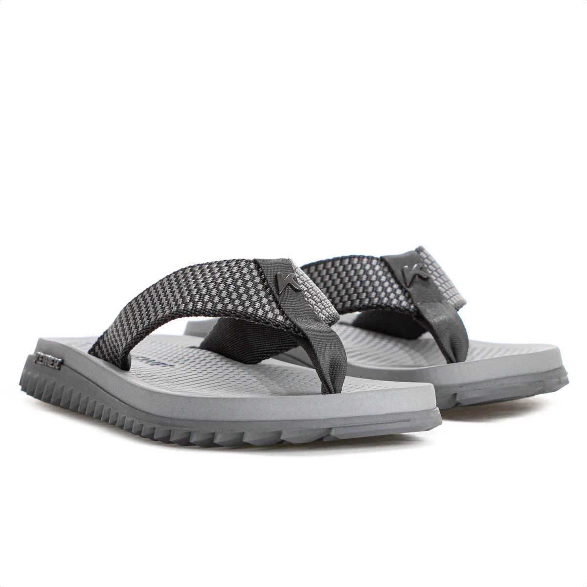 Chinelo Kenner K-Pro Dots Cinza e Chumbo - Masculino  Cinza 2