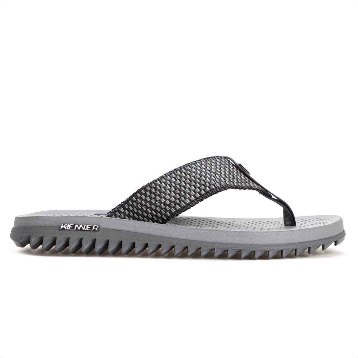 Chinelo Kenner K-Pro Dots Cinza e Chumbo - Masculino  Cinza 4