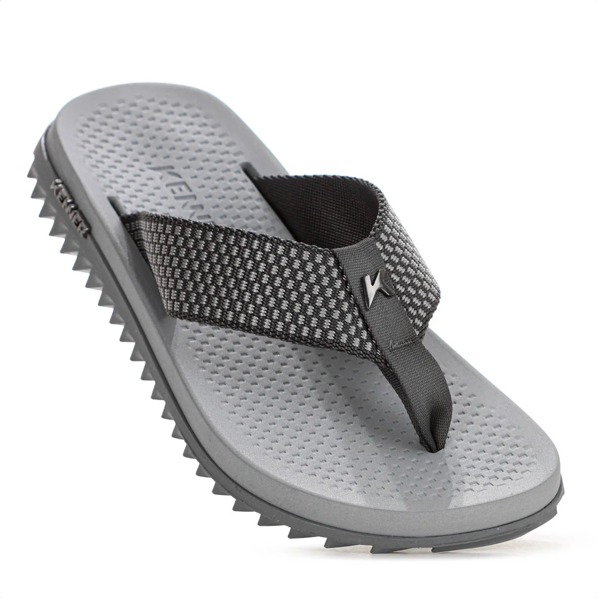 Chinelo Kenner K-Pro Dots Cinza e Chumbo - Masculino  Cinza 7