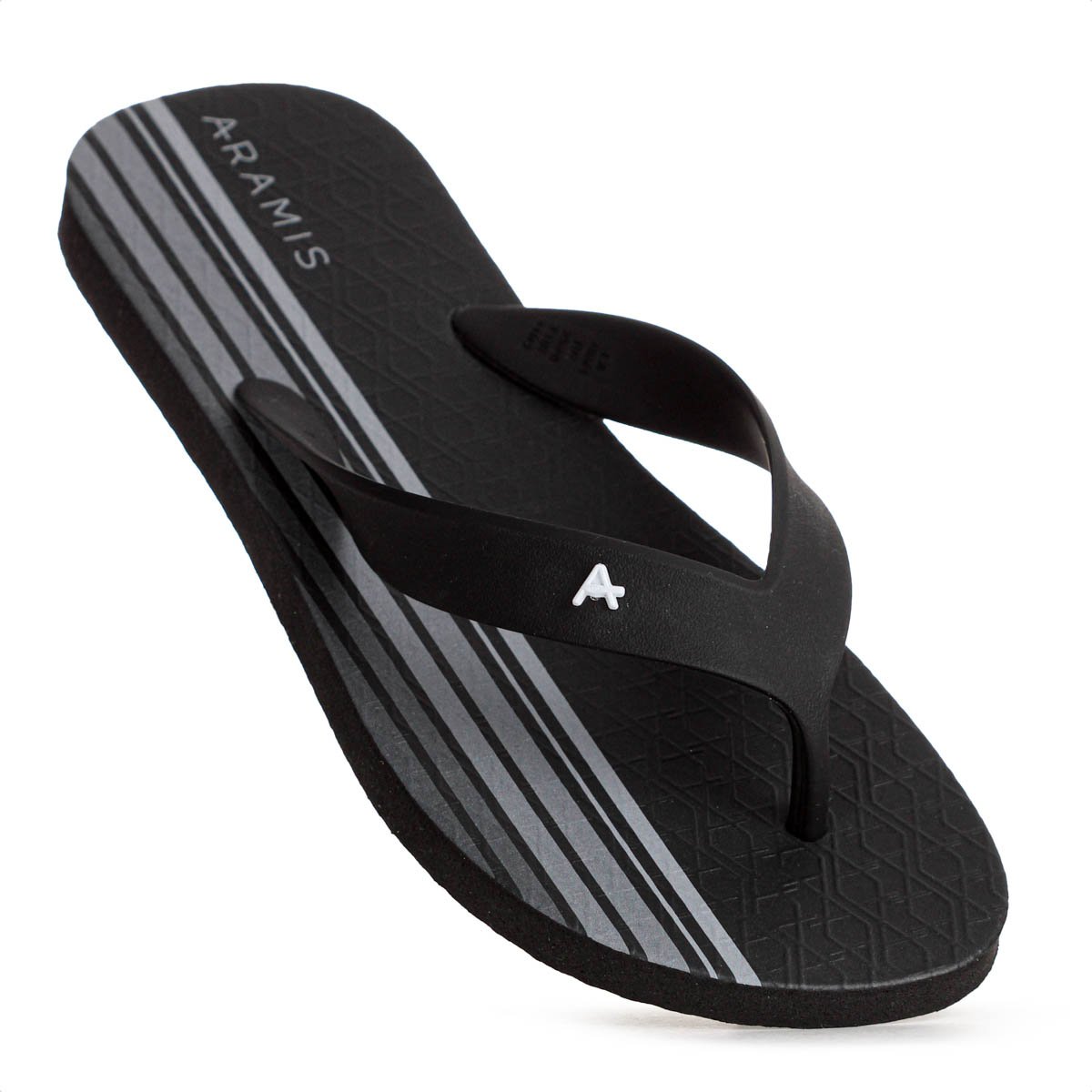 Chinelo Aramis New Vert Preto e Cinza - Masculino Preto 7