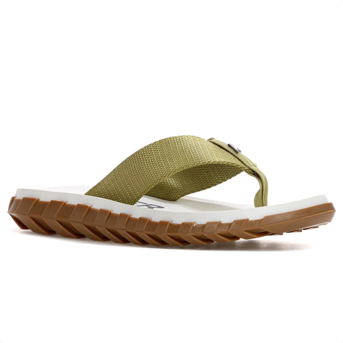 Chinelo Kenner Megah Off White Verde e Marrom - Masculino Off White 3