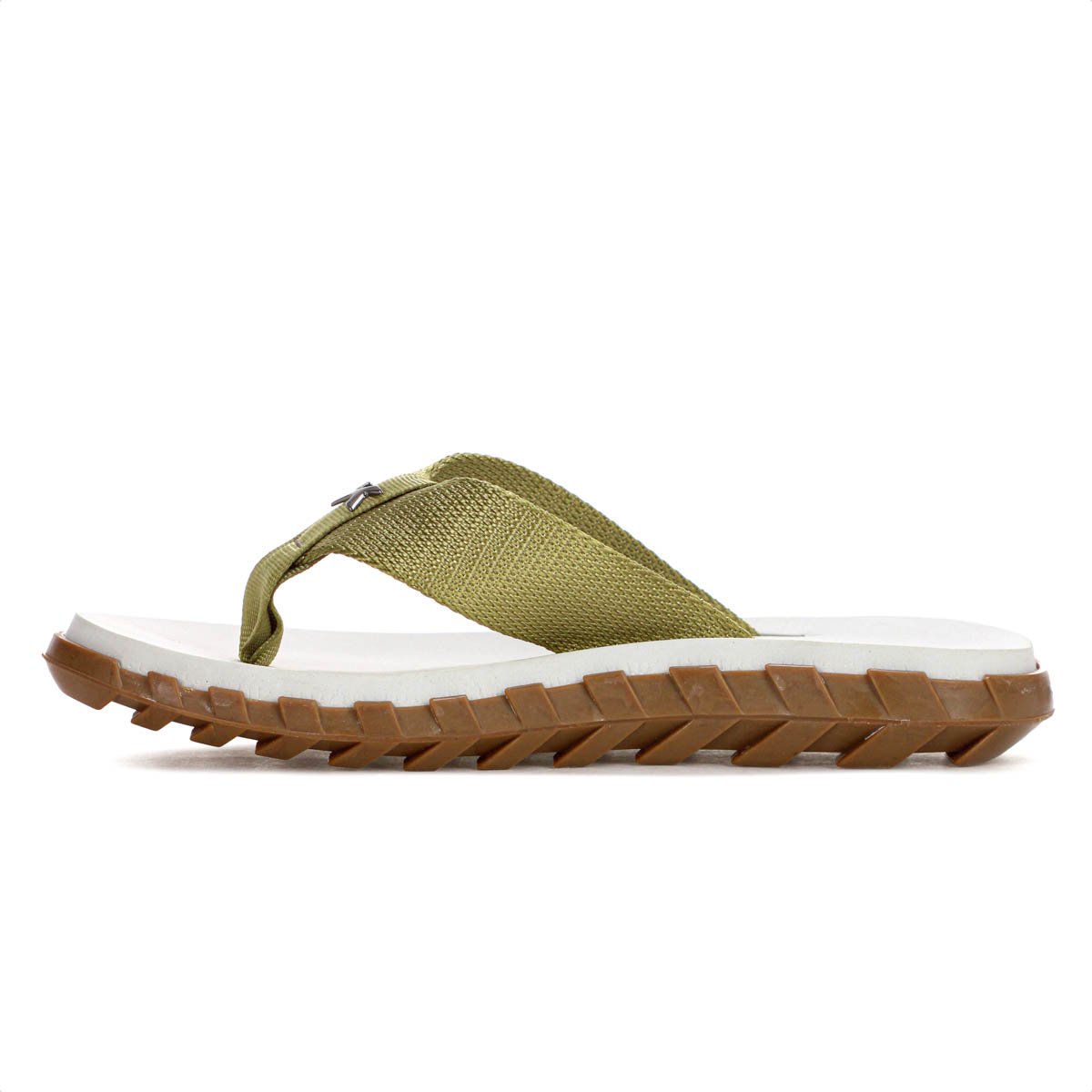 Chinelo Kenner Megah Off White Verde e Marrom - Masculino Off White 5