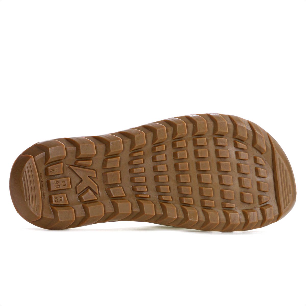 Chinelo Kenner Megah Off White Verde e Marrom - Masculino Off White 6