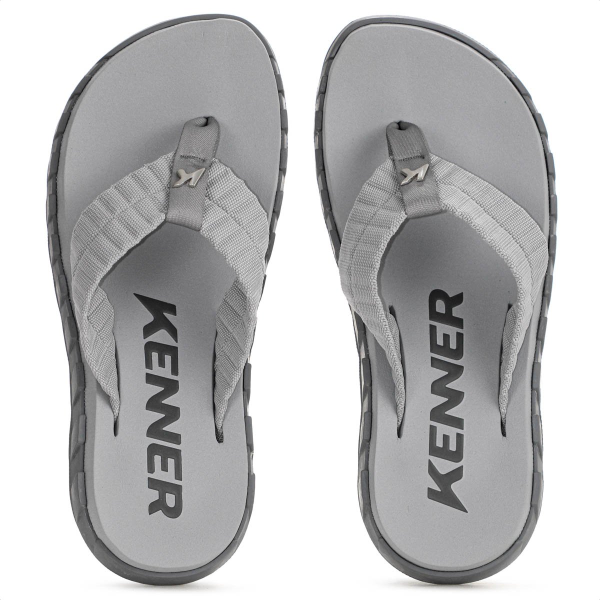 Chinelo Kenner Megah Puffer Cinza - Masculino