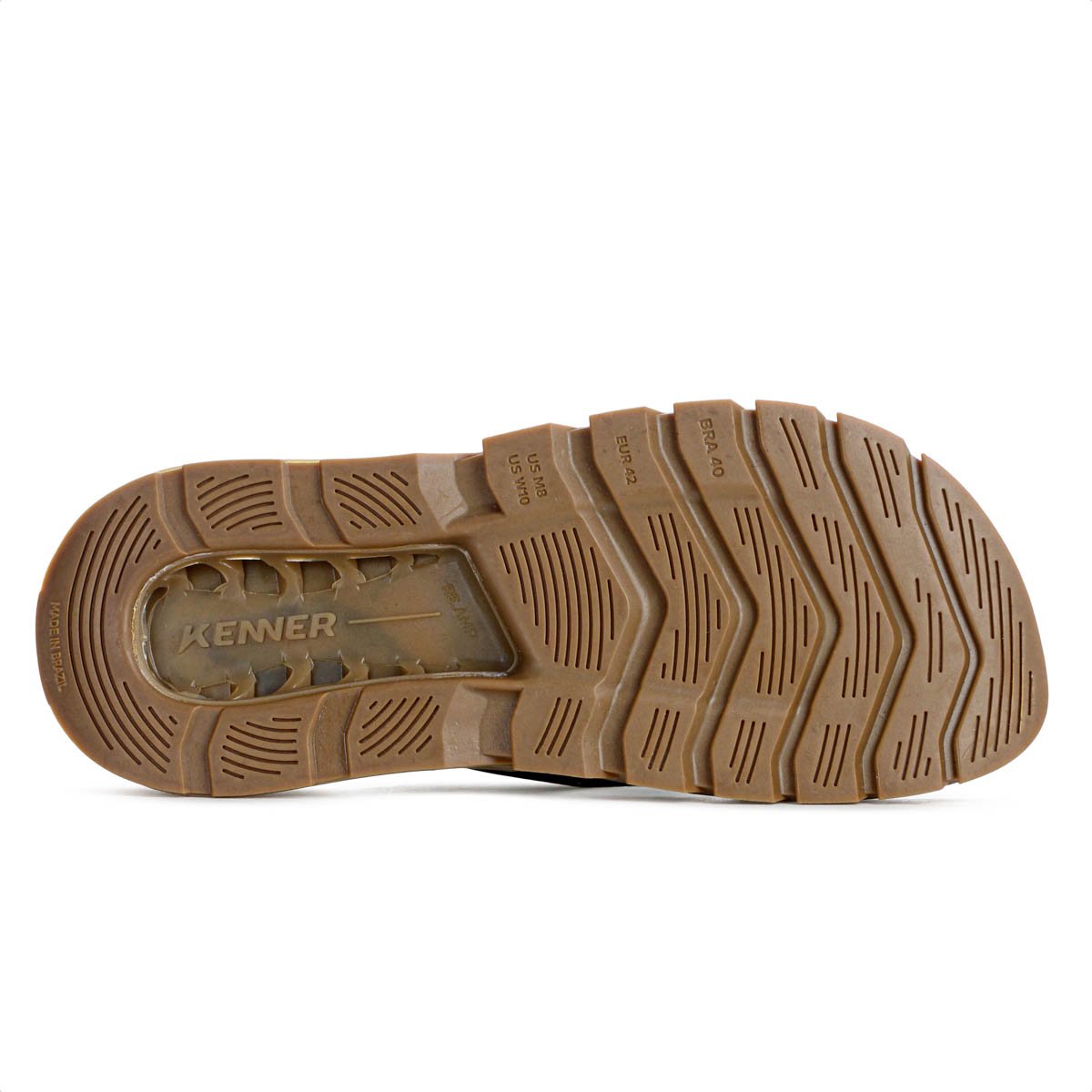 Chinelo Kenner Rakka Preto e Marrom - Masculino Preto 6