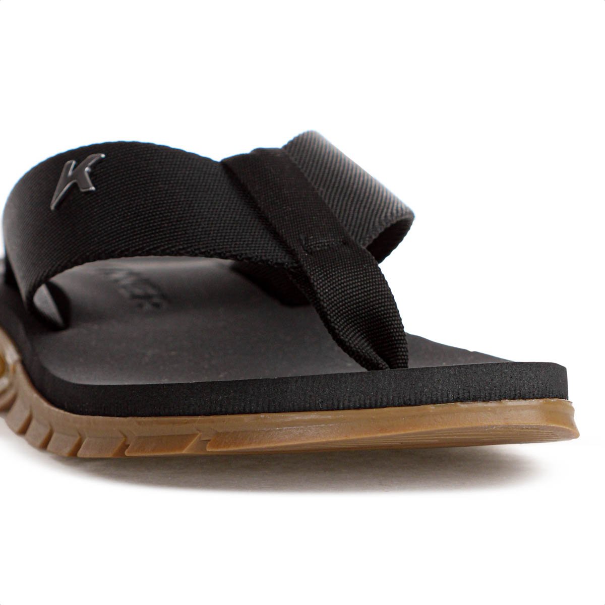 Chinelo Kenner Rakka Preto e Marrom - Masculino Preto 8