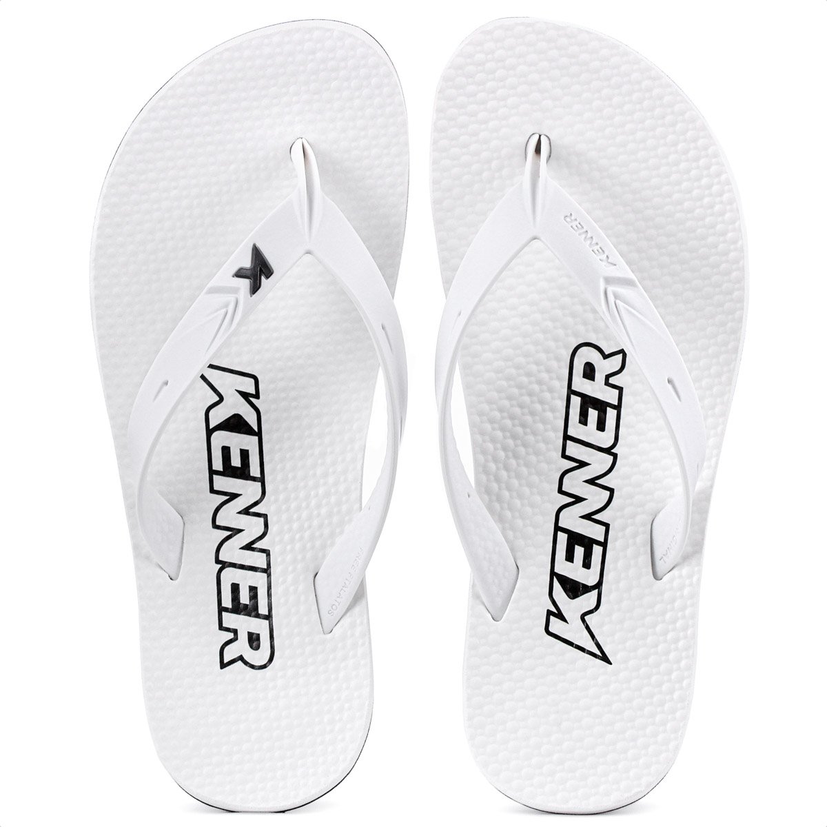 Chinelo Kenner New Summer Branco e Preto - Masculino Branco 2