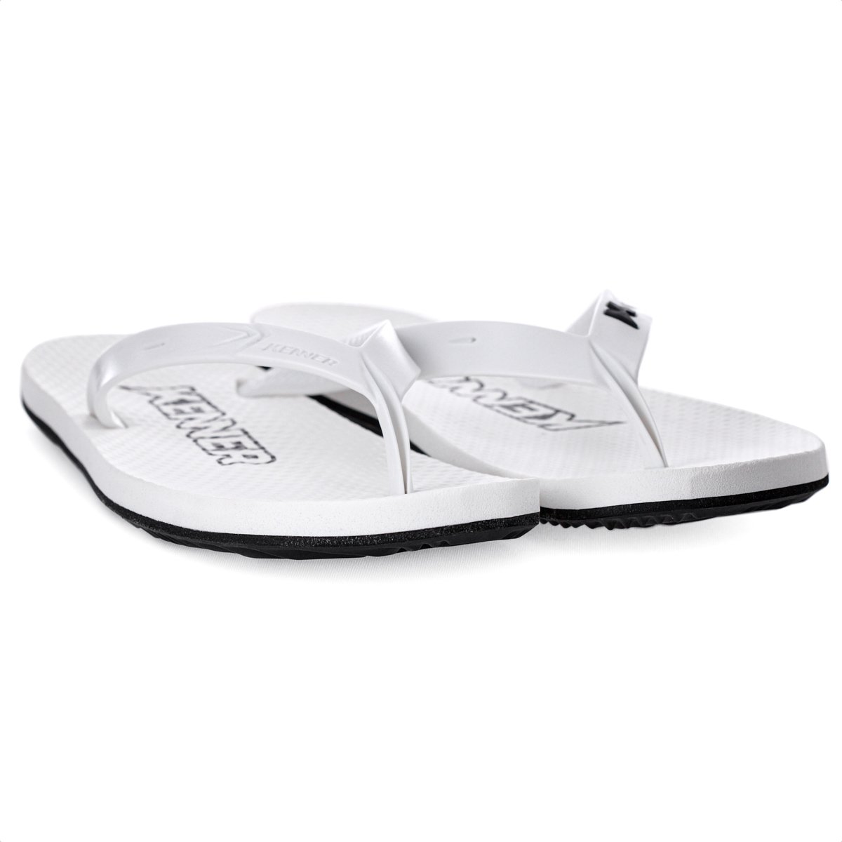 Chinelo Kenner New Summer Branco e Preto - Masculino Branco 5
