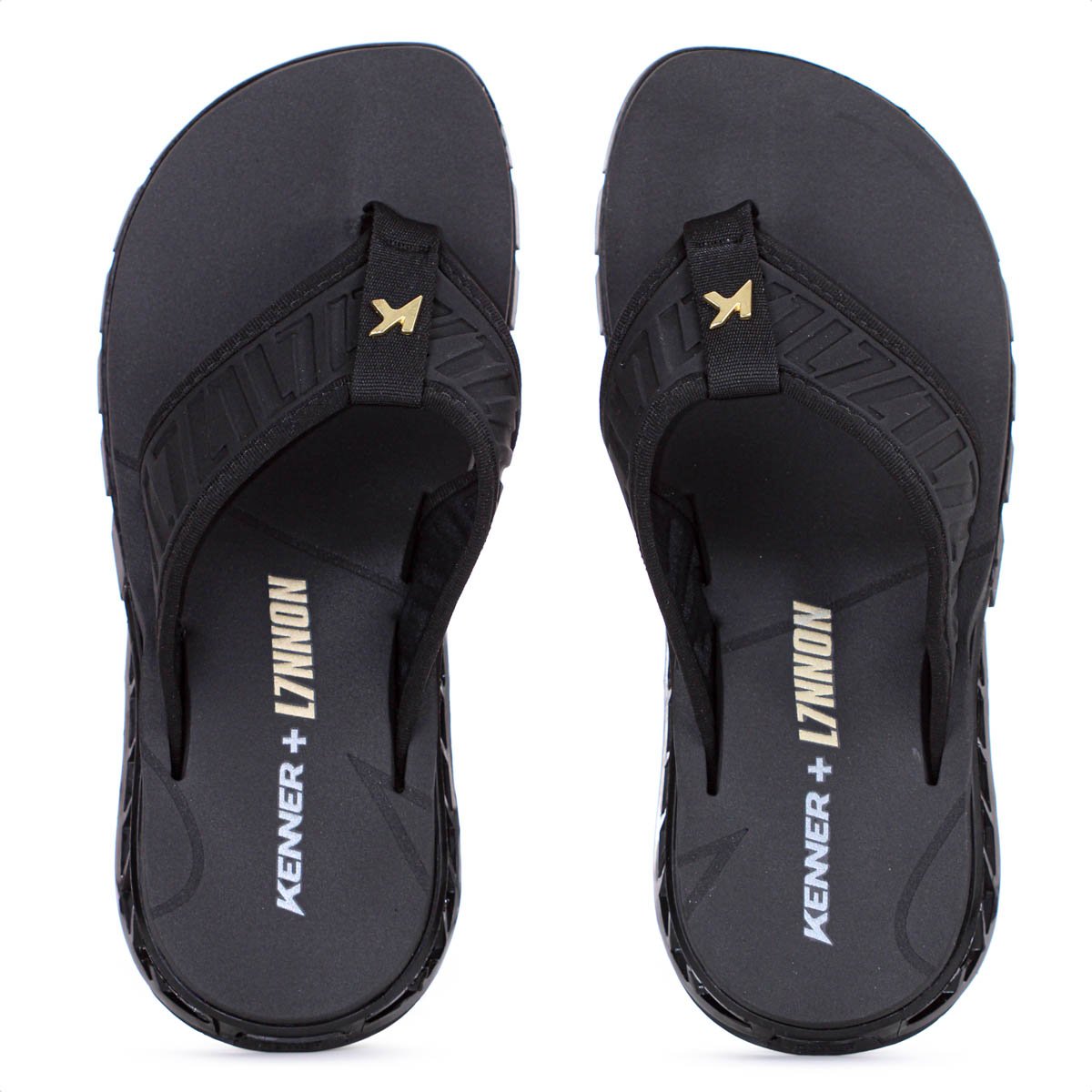 Chinelo Kenner Rakka Elite L7 Lennon Preto - Masculino Preto 2