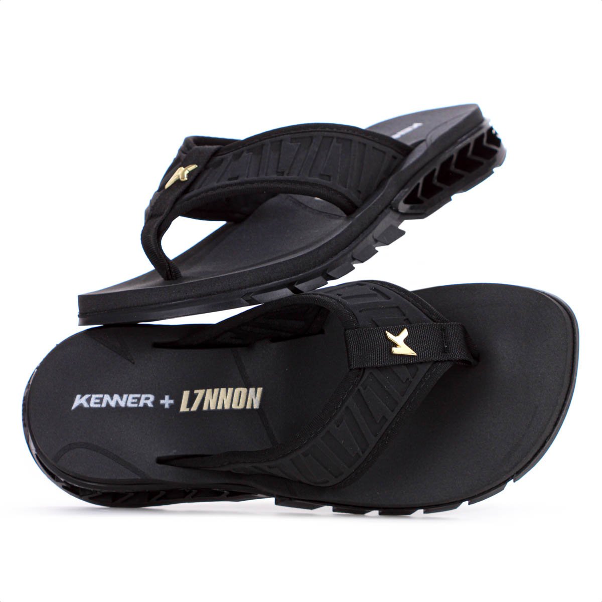 Chinelo Kenner Rakka Elite L7 Lennon Preto - Masculino Preto 10