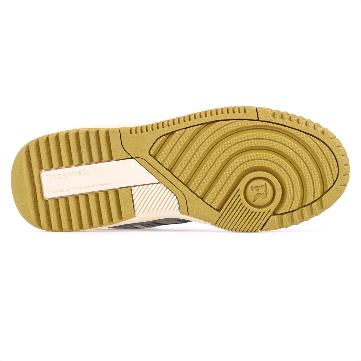 Tenis Reserva R-Broox Bege Marrom e Grafite - Masculino Multicores 7