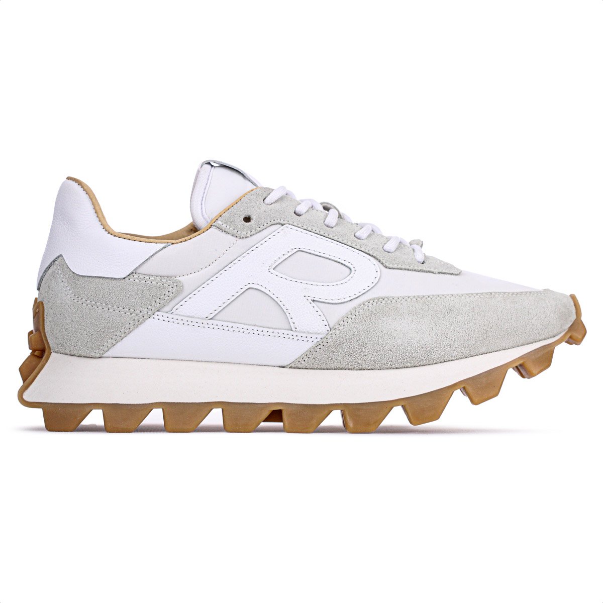 Tenis Reserva Yankee Branco e Cinza - Masculino
