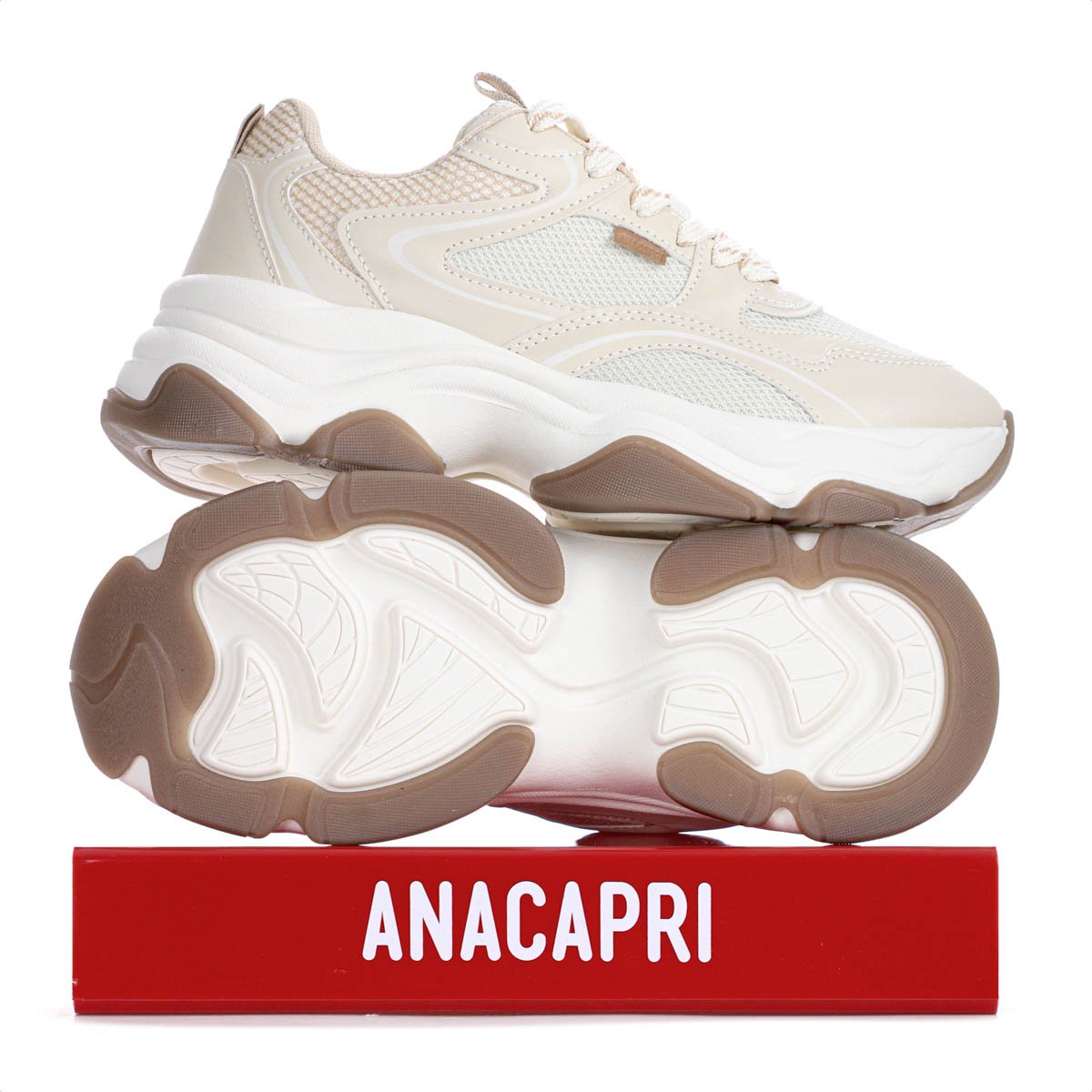 Tenis Anacapri Alexa Robusto Off White e Creme - Feminino Off White 9