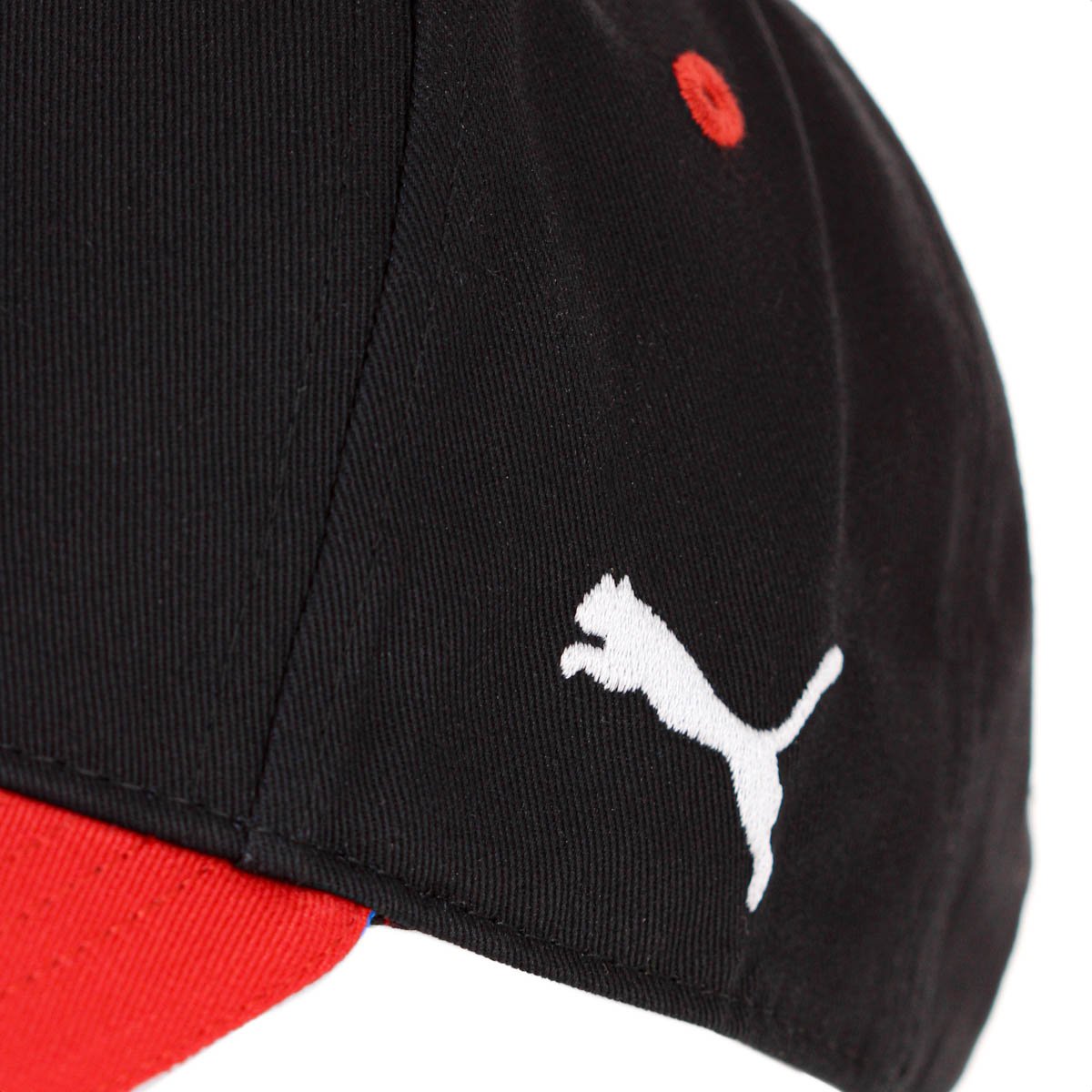 Bone Puma Neymar Jr BB Aba Curva Preto Vermelho e Azul - Unico Preto/Vermelho 5