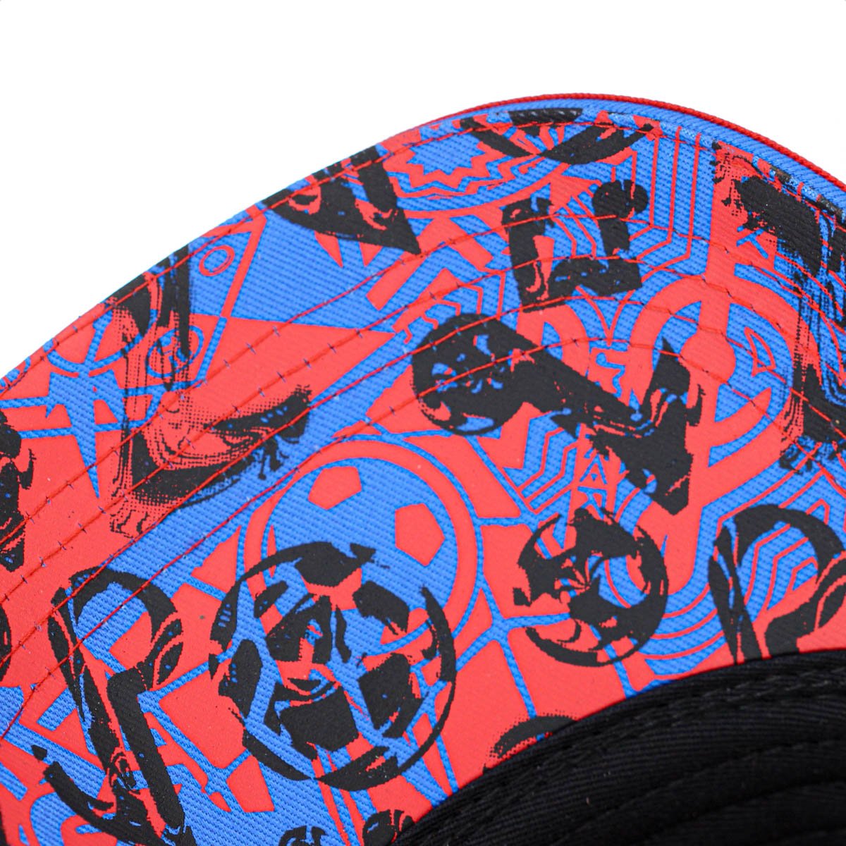 Bone Puma Neymar Jr BB Aba Curva Preto Vermelho e Azul - Unico Preto/Vermelho 8