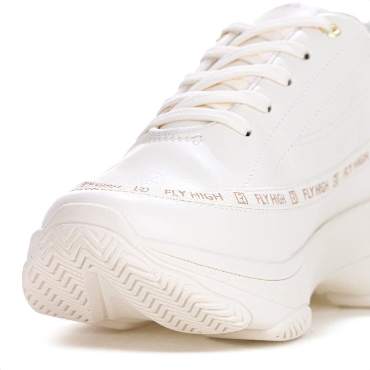Tenis Ramarim New Fly High Off White e Bege - Feminino Off White 6