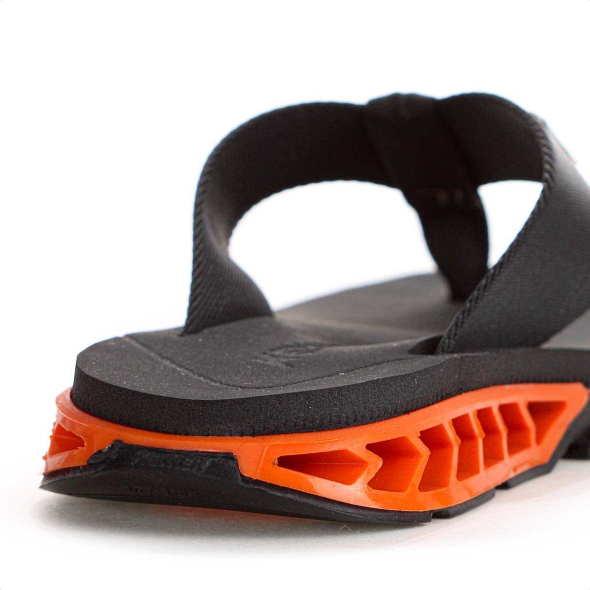Chinelo Kenner Rakka Preto e Laranja - Masculino Preto 9