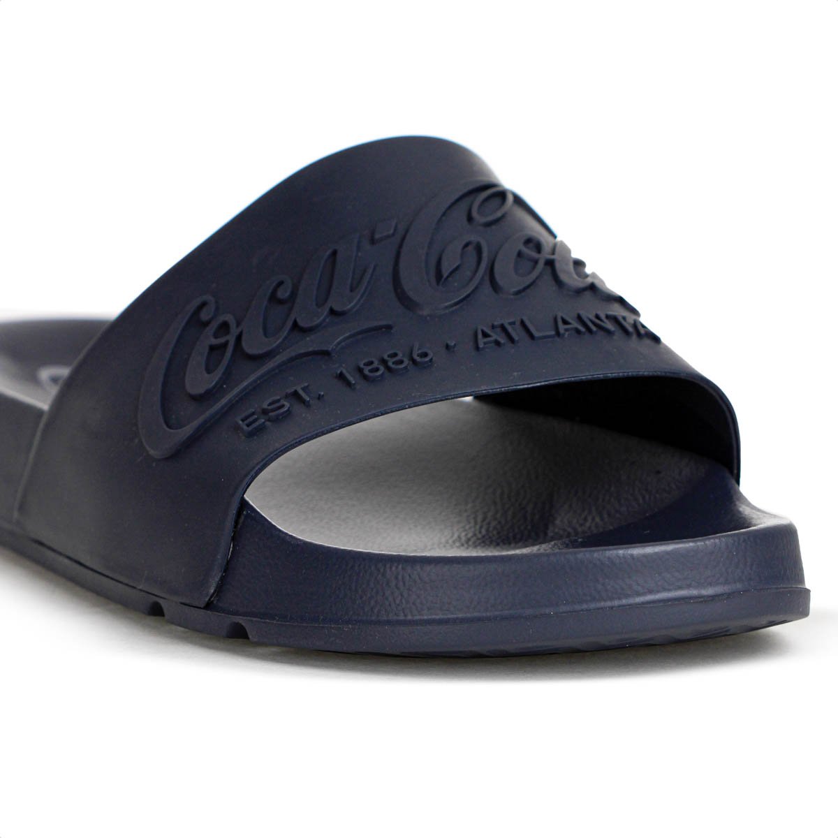 Chinelo Coca Cola Slide Injetado Coke Azul Marinho -  Masculino Azul 8