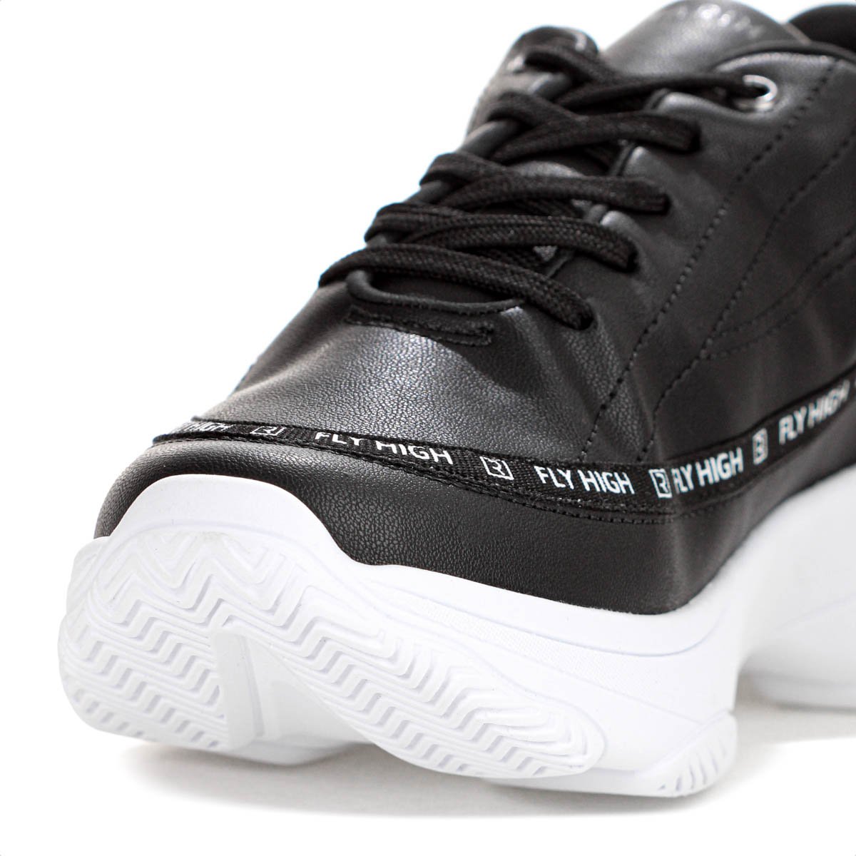 Tenis Ramarim New Fly High Preto e Branco - Feminino Preto 6