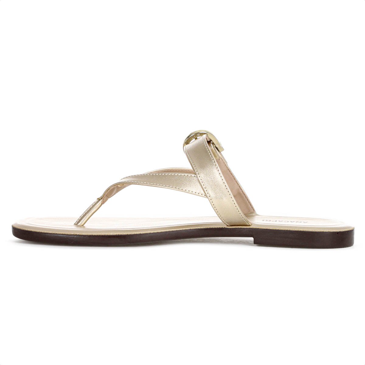 Rasteira Anacapri Fivela Dourado - Feminino Dourado 3