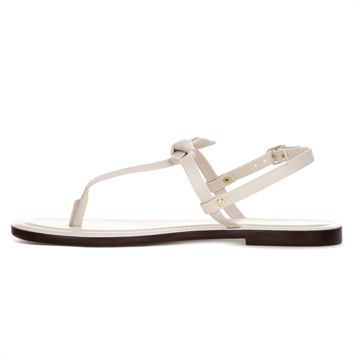 Sandalia Rasteira Anacapri Slim Off White - Feminino Off White 3