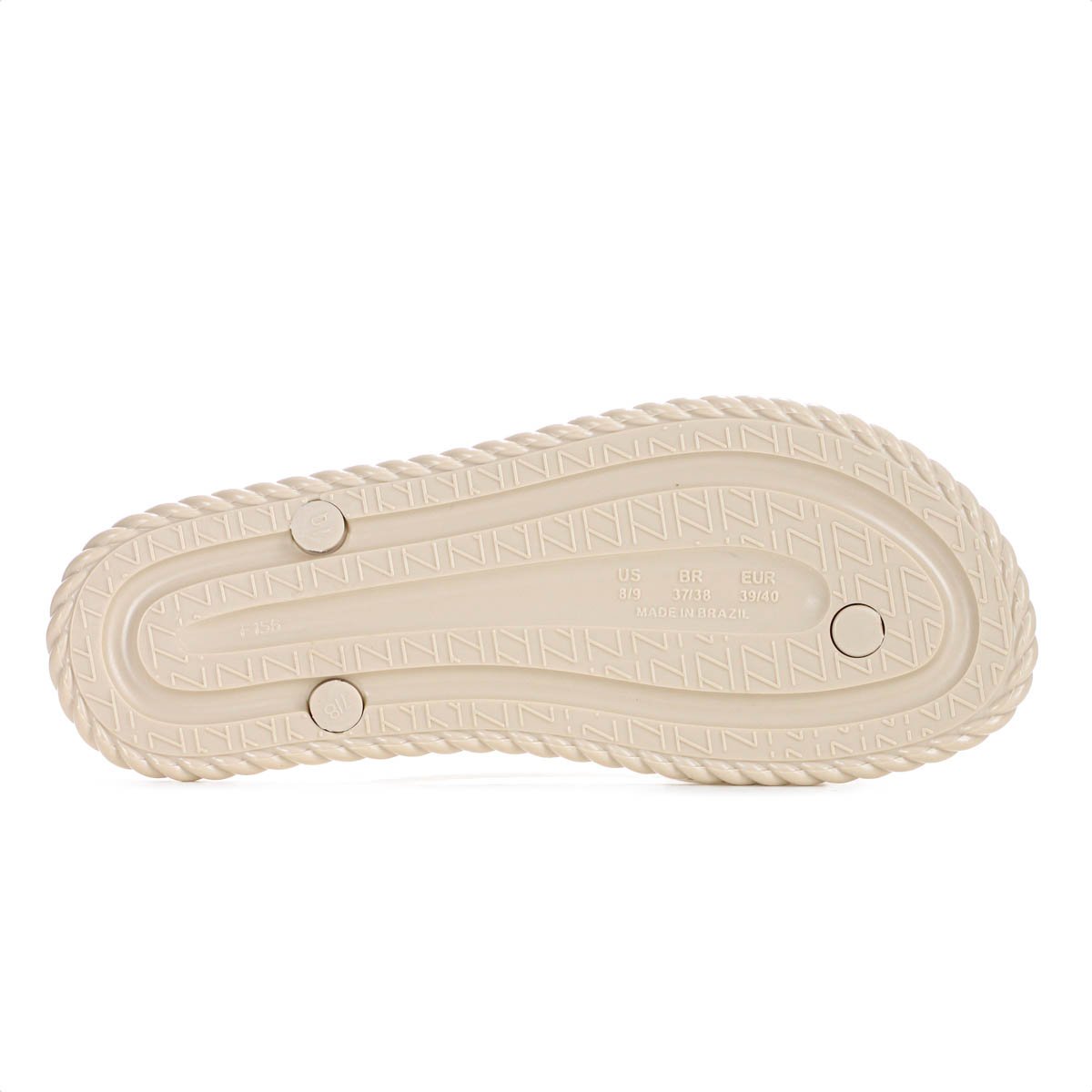 Chinelo Brizza Arezzo Tira Marrocos Off White - Feminino  Off White 6