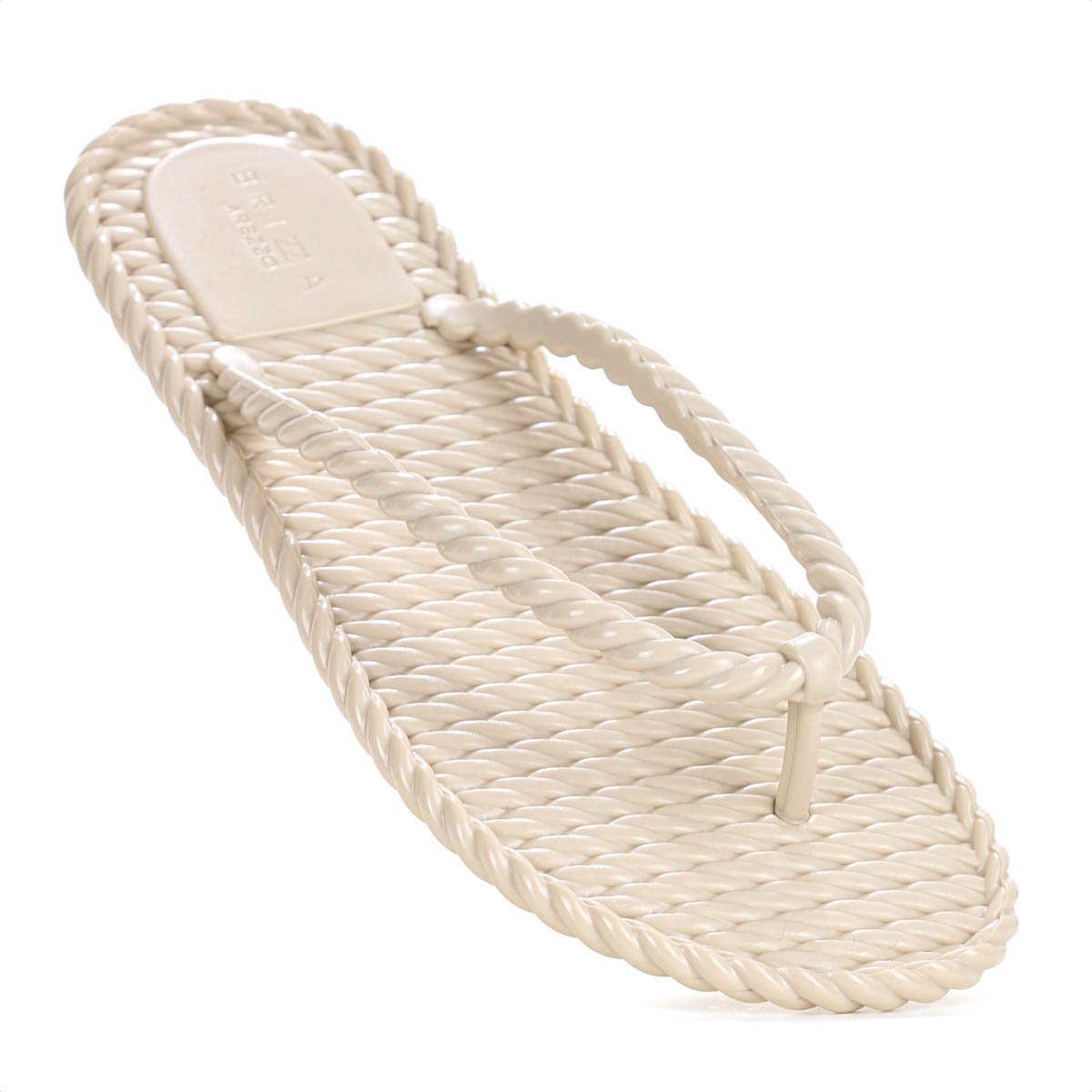 Chinelo Brizza Arezzo Tira Marrocos Off White - Feminino  Off White 7