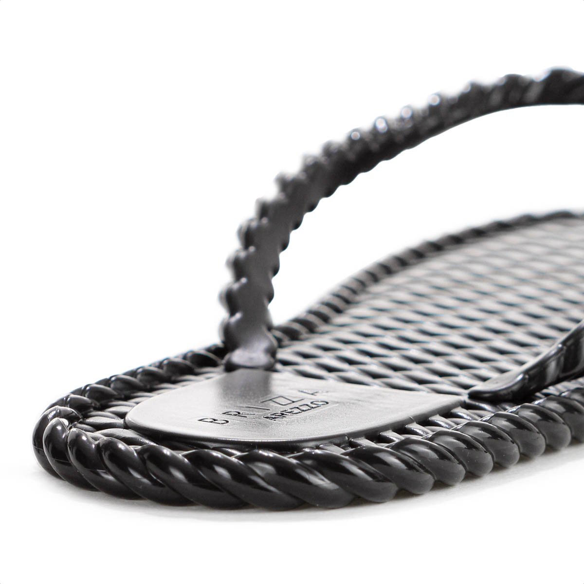 Chinelo Brizza Arezzo Tira Marrocos Preto - Feminino Preto 9