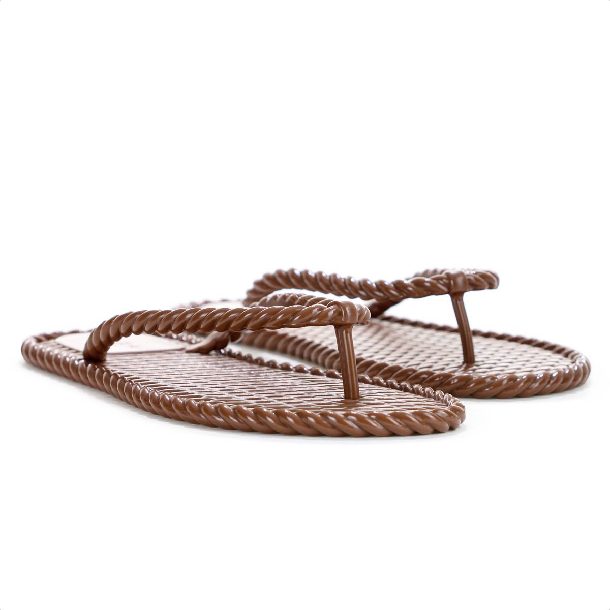 Chinelo Brizza Arezzo Tira Marrocos Marrom - Feminino Marrom 2