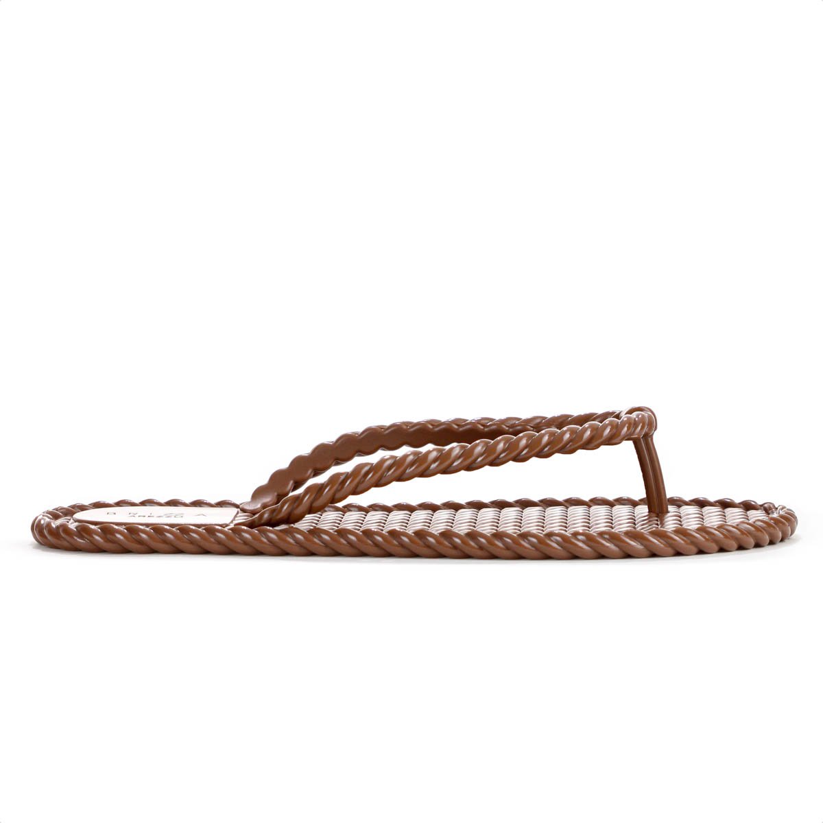 Chinelo Brizza Arezzo Tira Marrocos Marrom - Feminino Marrom 4