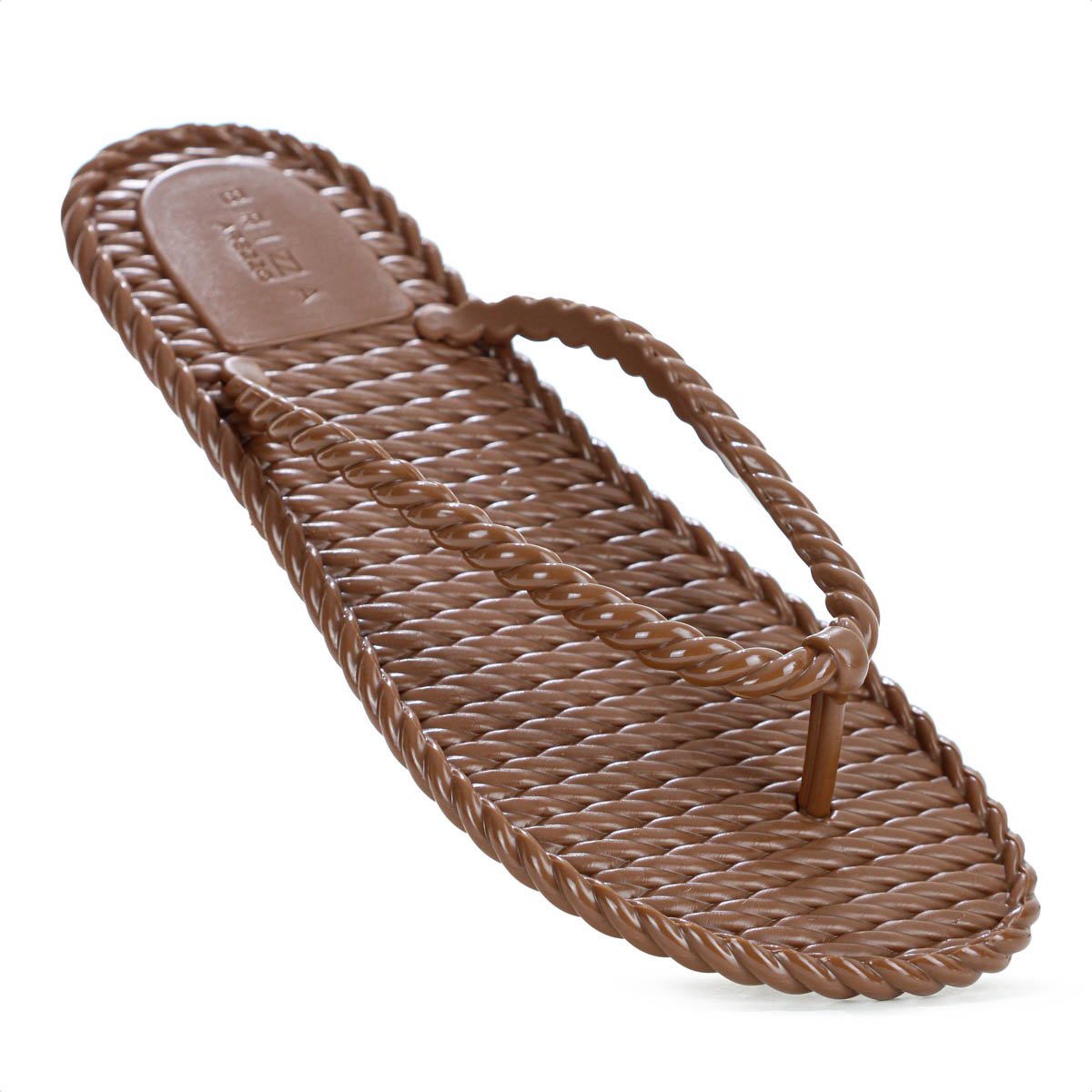 Chinelo Brizza Arezzo Tira Marrocos Marrom - Feminino Marrom 7