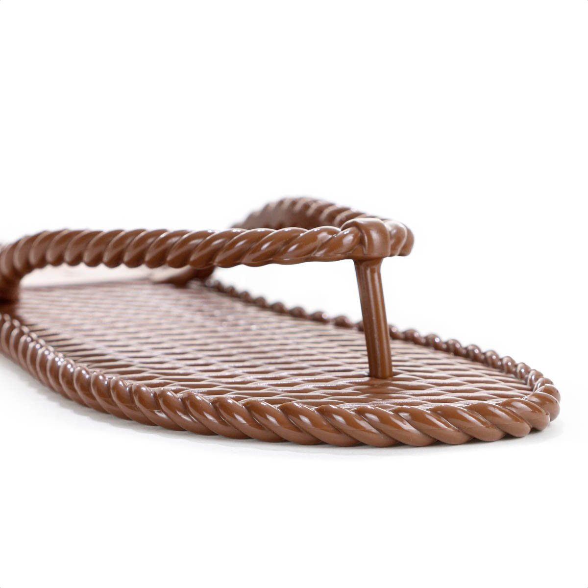 Chinelo Brizza Arezzo Tira Marrocos Marrom - Feminino Marrom 8