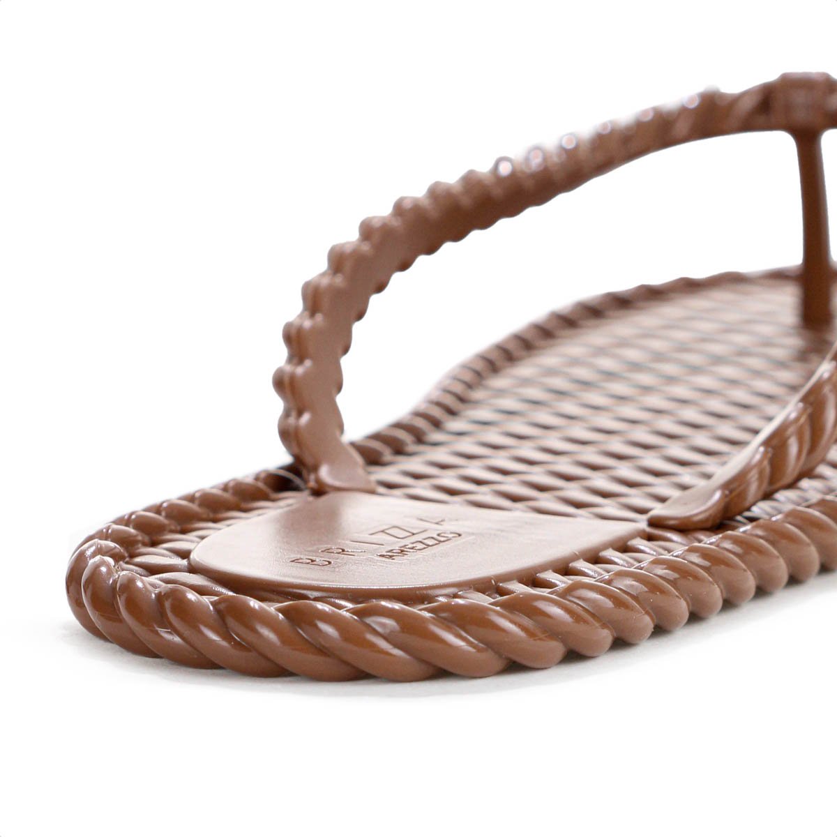 Chinelo Brizza Arezzo Tira Marrocos Marrom - Feminino Marrom 9